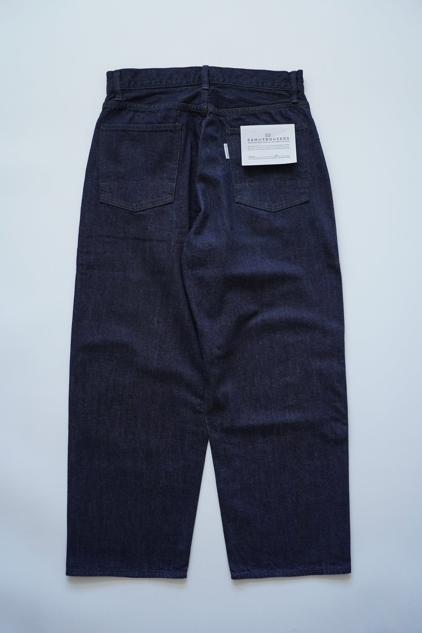 Relaxed fit 5Pockets Denim Indigo 【ENDS and MEANS】