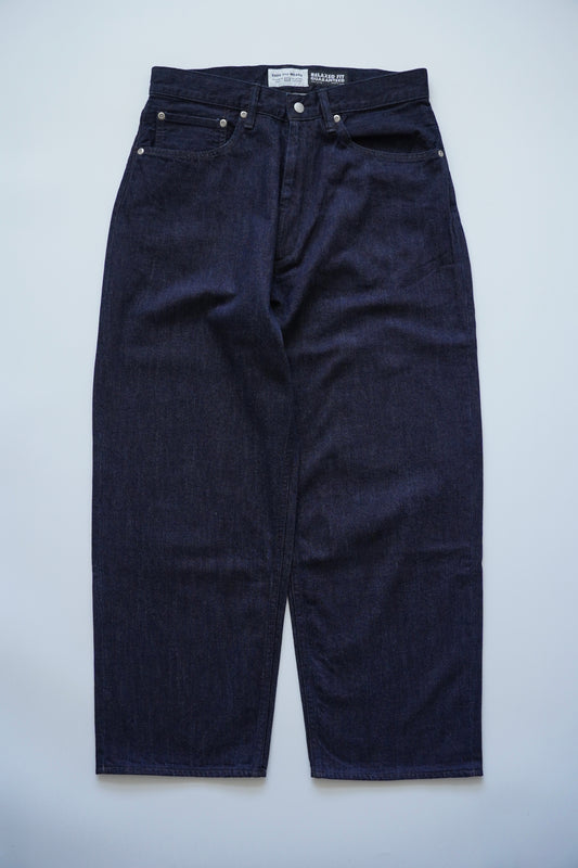 Relaxed fit 5Pockets Denim Indigo 【ENDS and MEANS】