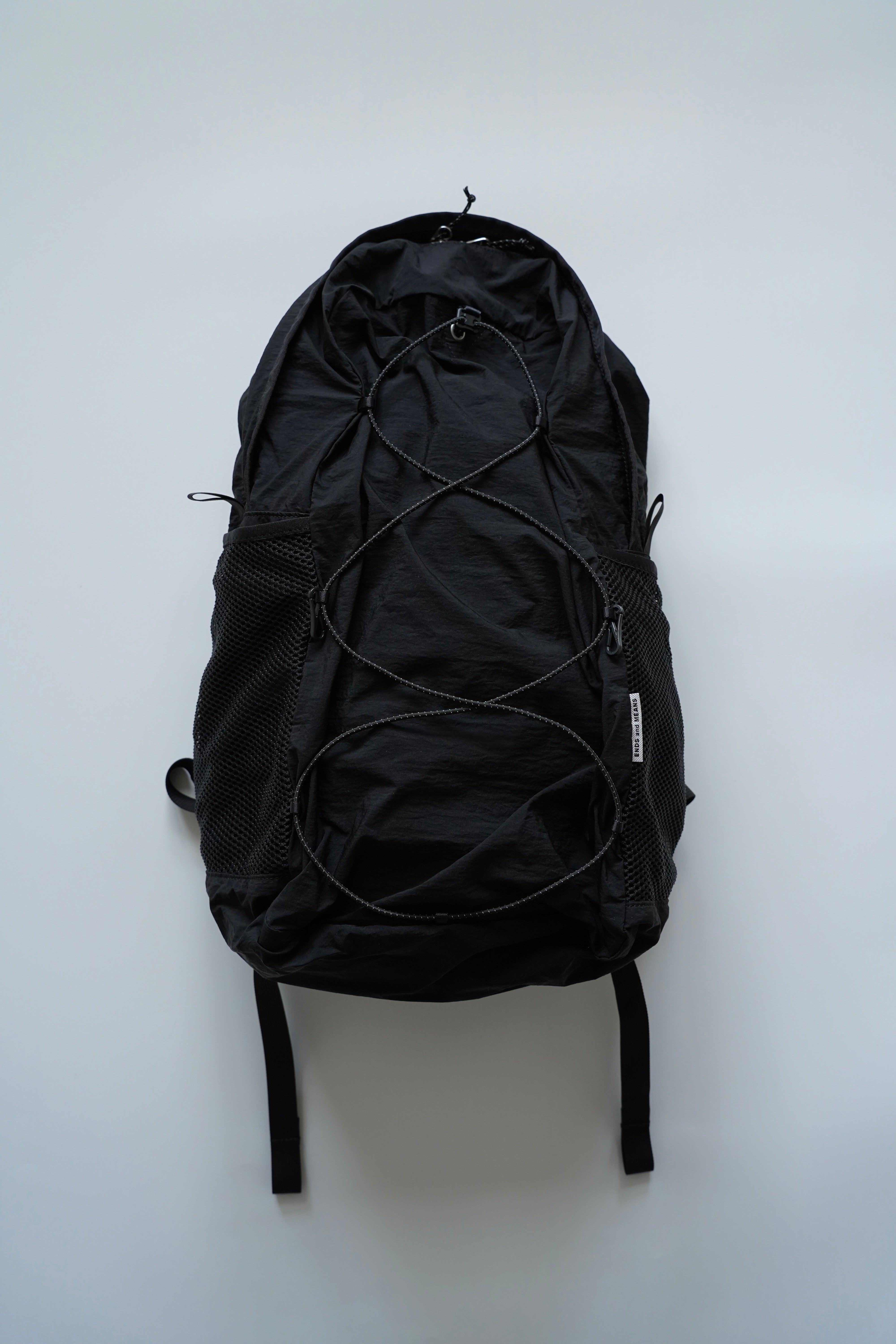 ぽんずENDS and MEANS Packable Back Pack ENDS and MEANS Packable Back Pack AFRICAN BLACK ENDS and
