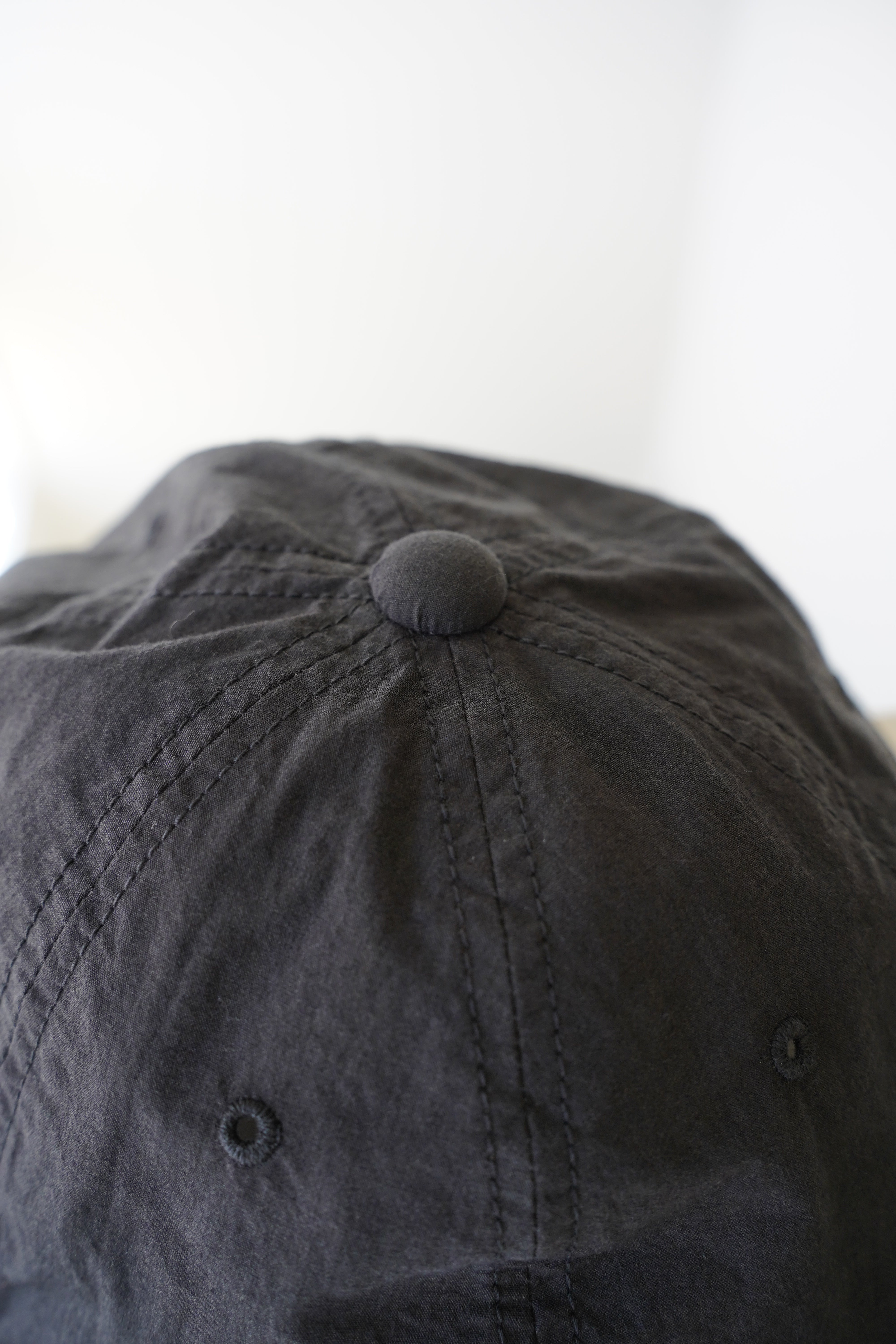 ends and means キャップ　試着のみ　African Black ENDS and MEANS】NYLON 6 PANELS CAP 2023AW - Black -