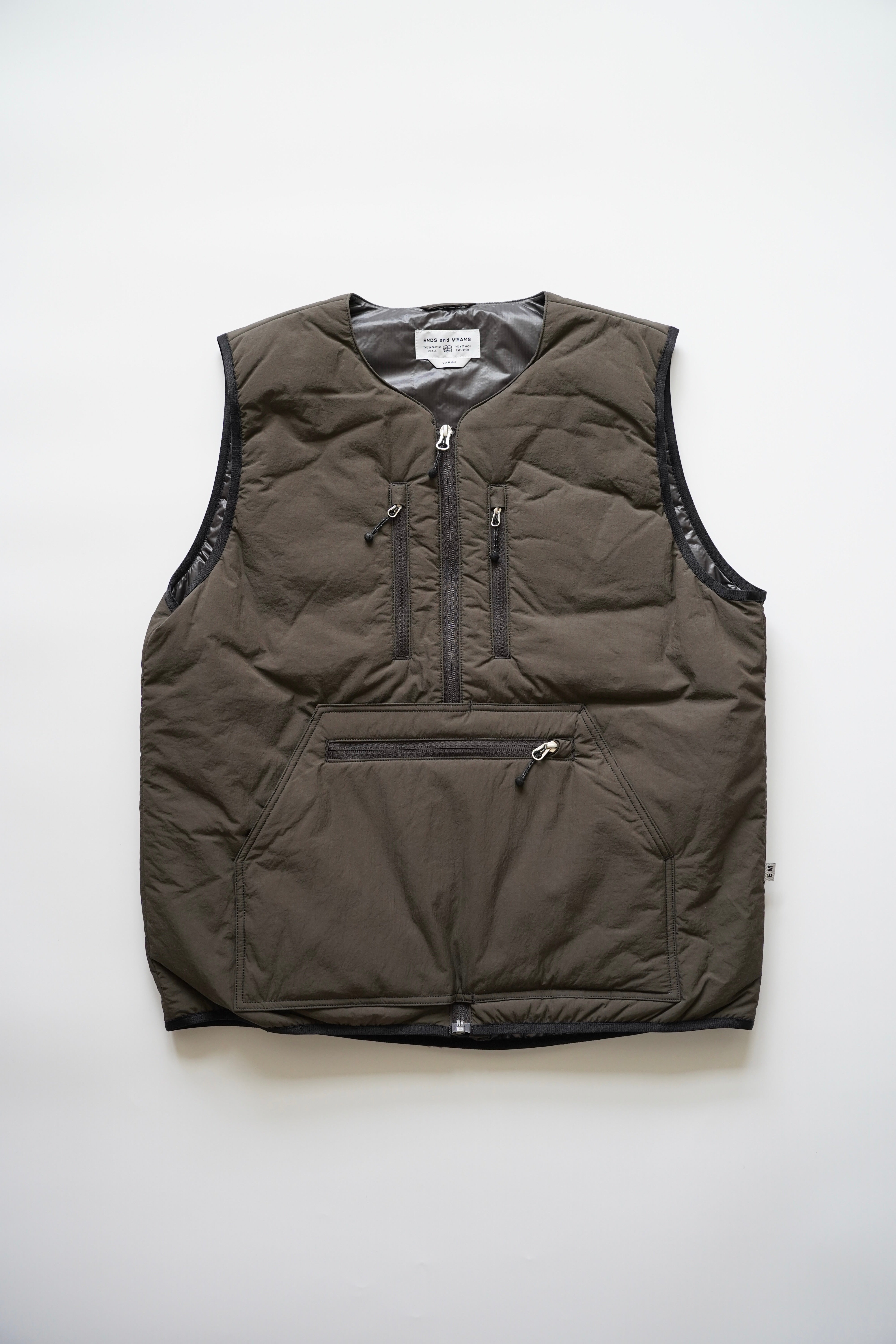 トップス ENDS AND MEANS Tactical Puff Vest ENDS and MEANS Tactical Puff Vest WANDO STORE – WANDO Canteen&Store