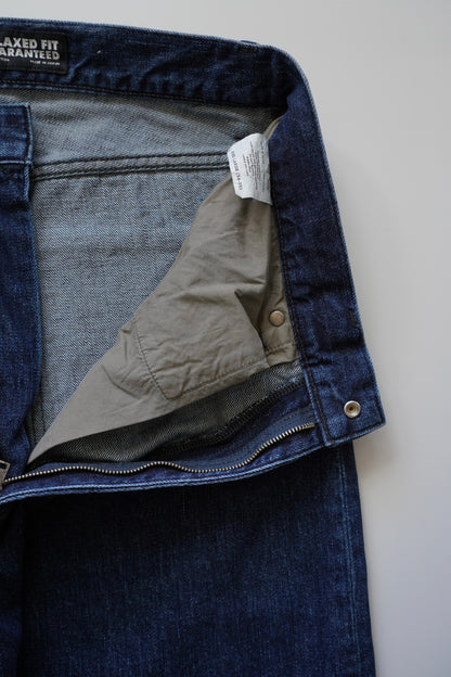 Relaxed fit 5 Pockets Denim Washed Indigo
