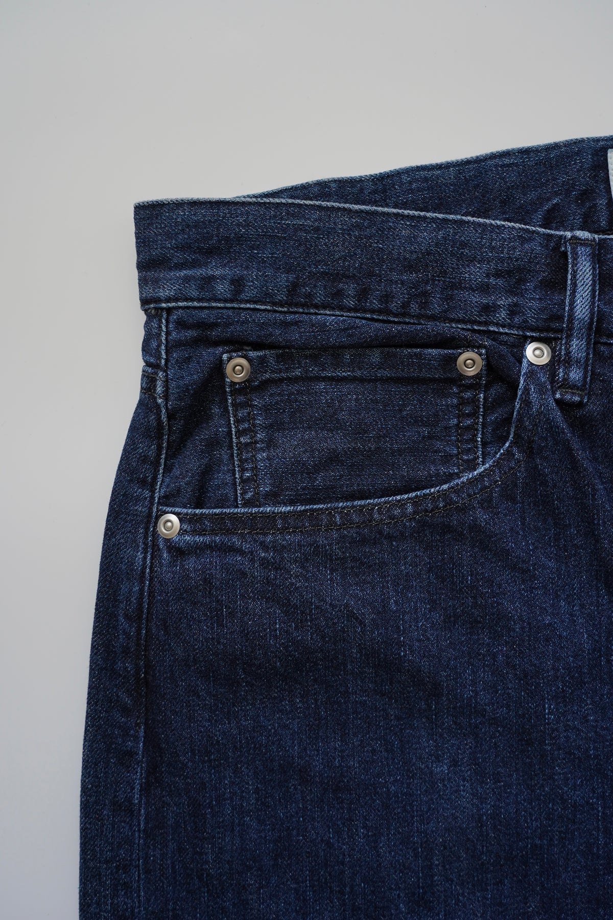 Relaxed fit 5 Pockets Denim Washed Indigo