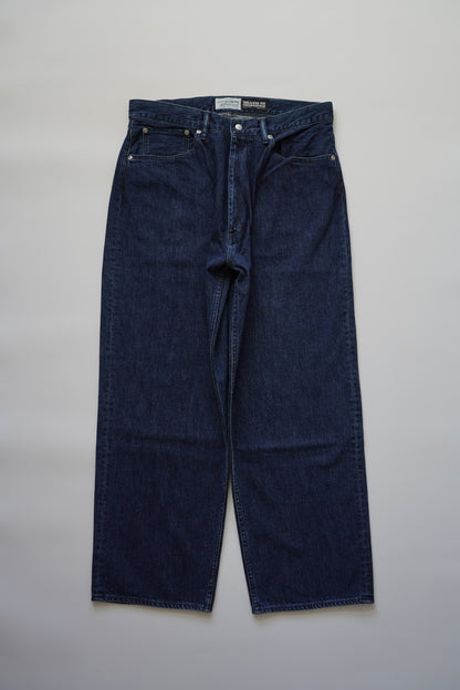 Relaxed fit 5 Pockets Denim Washed Indigo