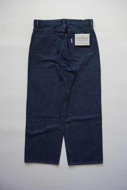 Relaxed fit 5 Pockets Denim Washed Indigo
